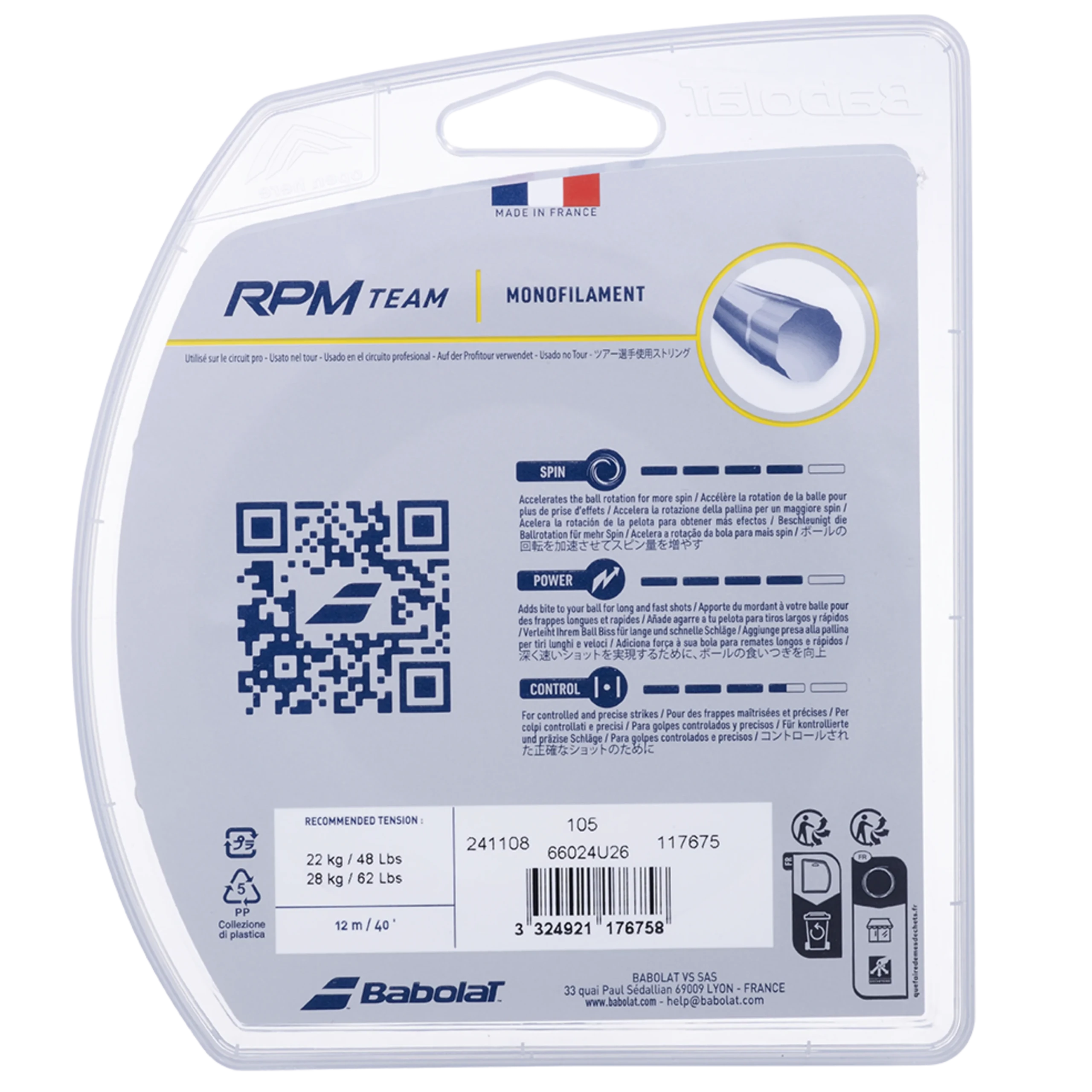 BABOLAT RPM TEAM 12M - Image 3