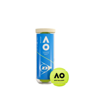 DUNLOP Australian Open 3 Ball Tennis Tube
